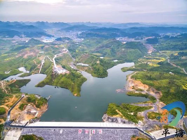 摆图水库工程建成蓄水