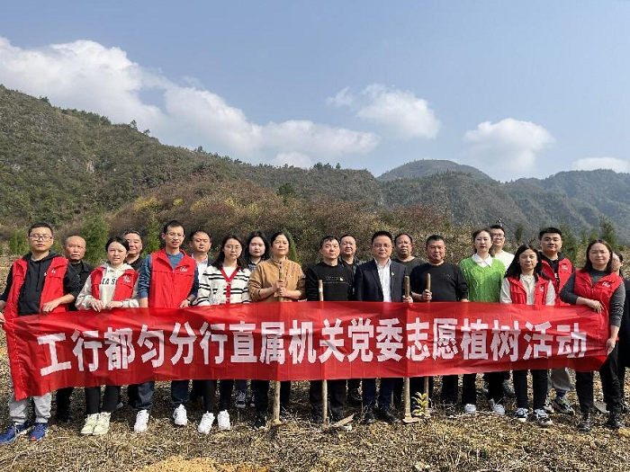 工行都匀分行：助力乡村振兴 “树”写美丽“桐”话