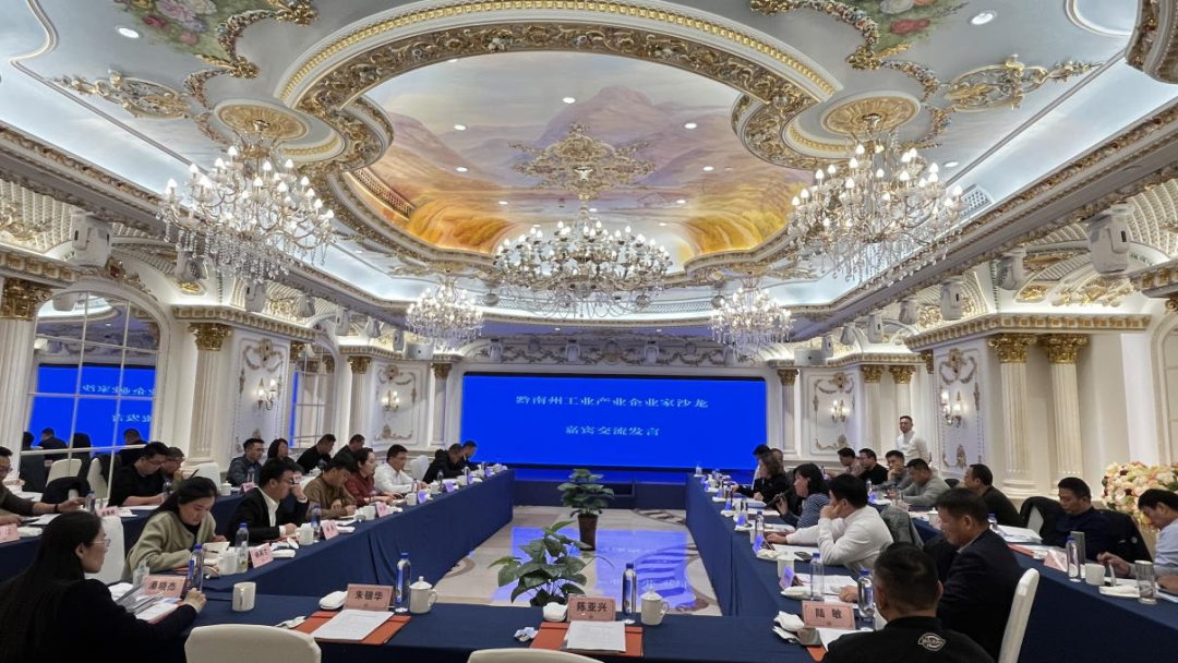 黔南州工业产业企业沙龙在江苏省常州市成功举办